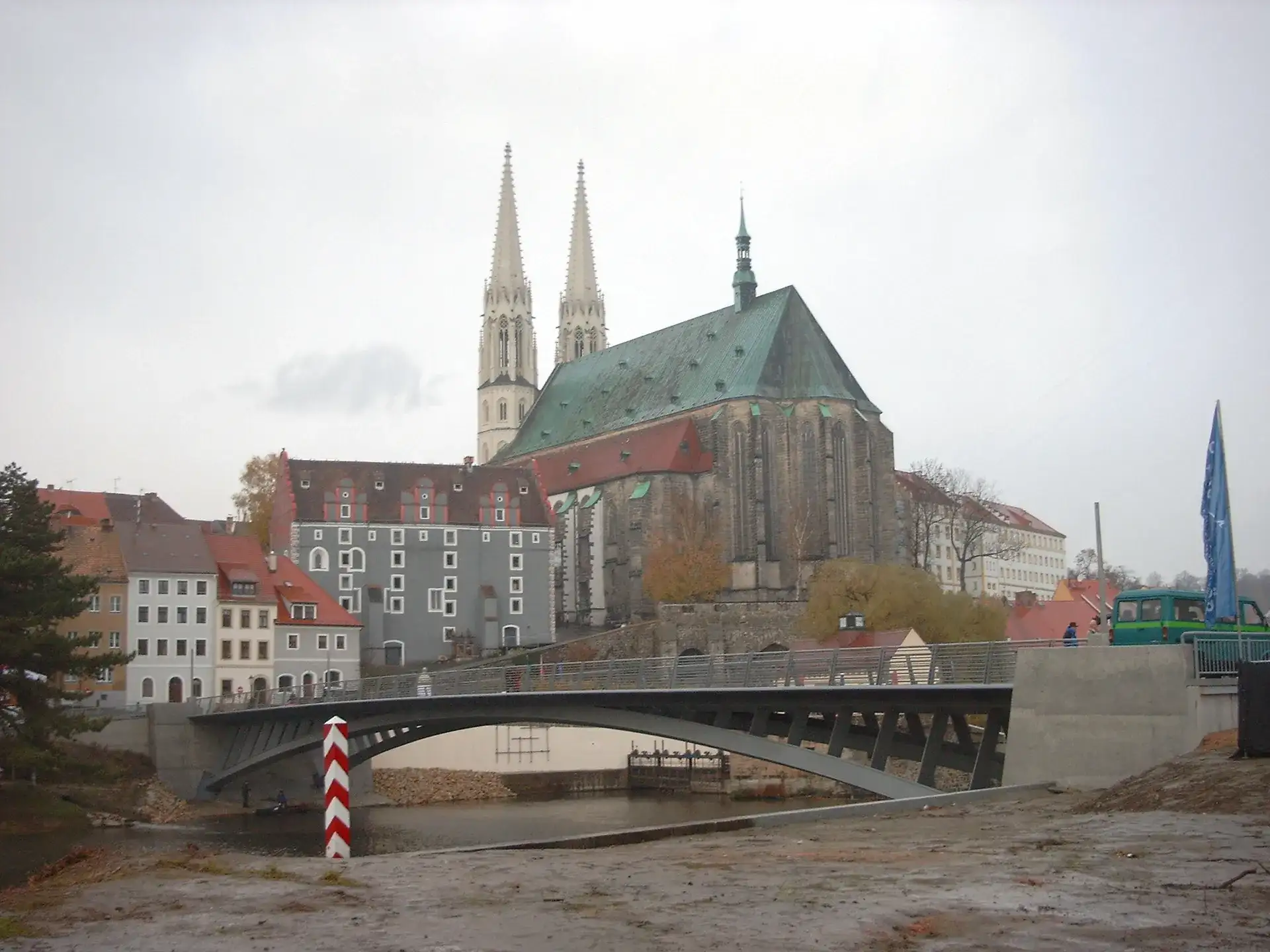 Altstadtbrücke: Die Görlitzer Brücke nach Polen - Gorlitz