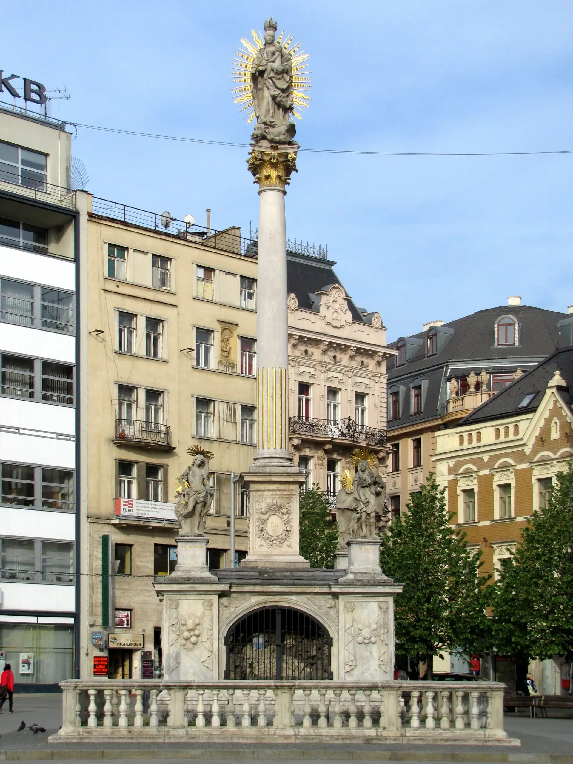 Marian Plague Column in Brno: History & Guide - Brno