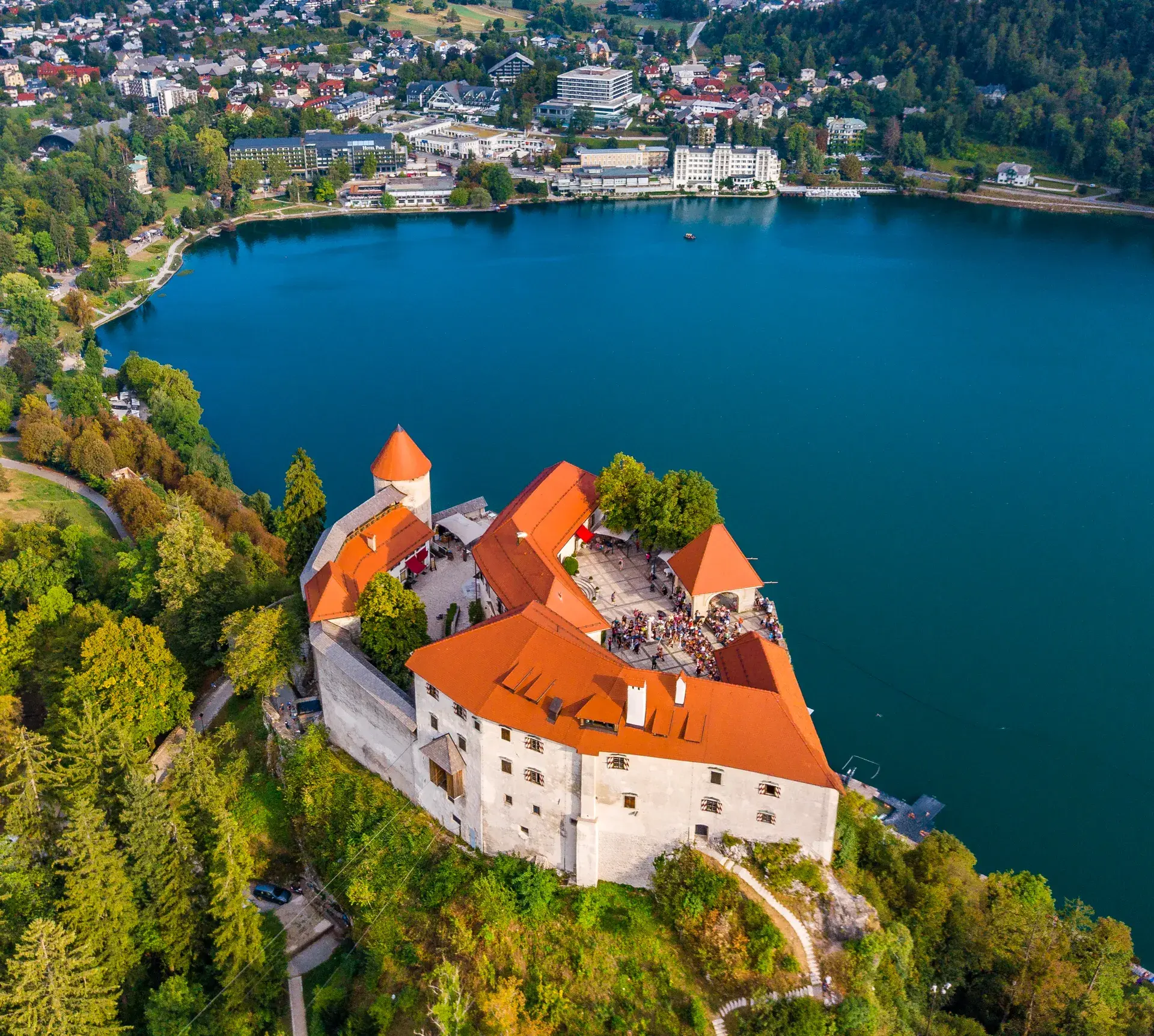 Bled Castle: a fortress on the cliff above the lake