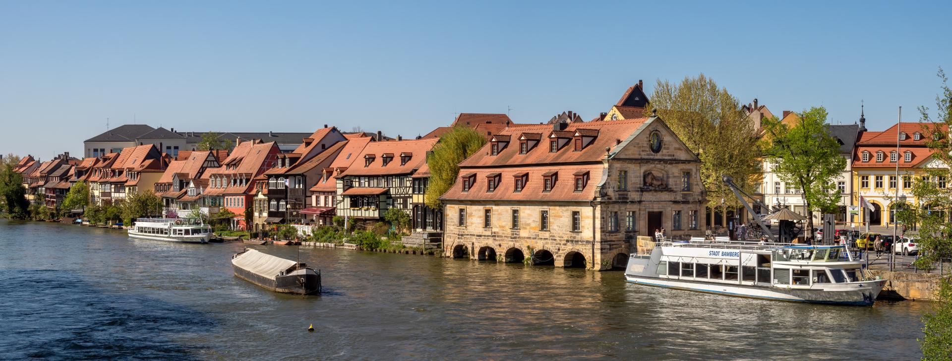 Fishermen's houses on the Regnitz (Photo by Ermell, CC BY-SA 4.0)