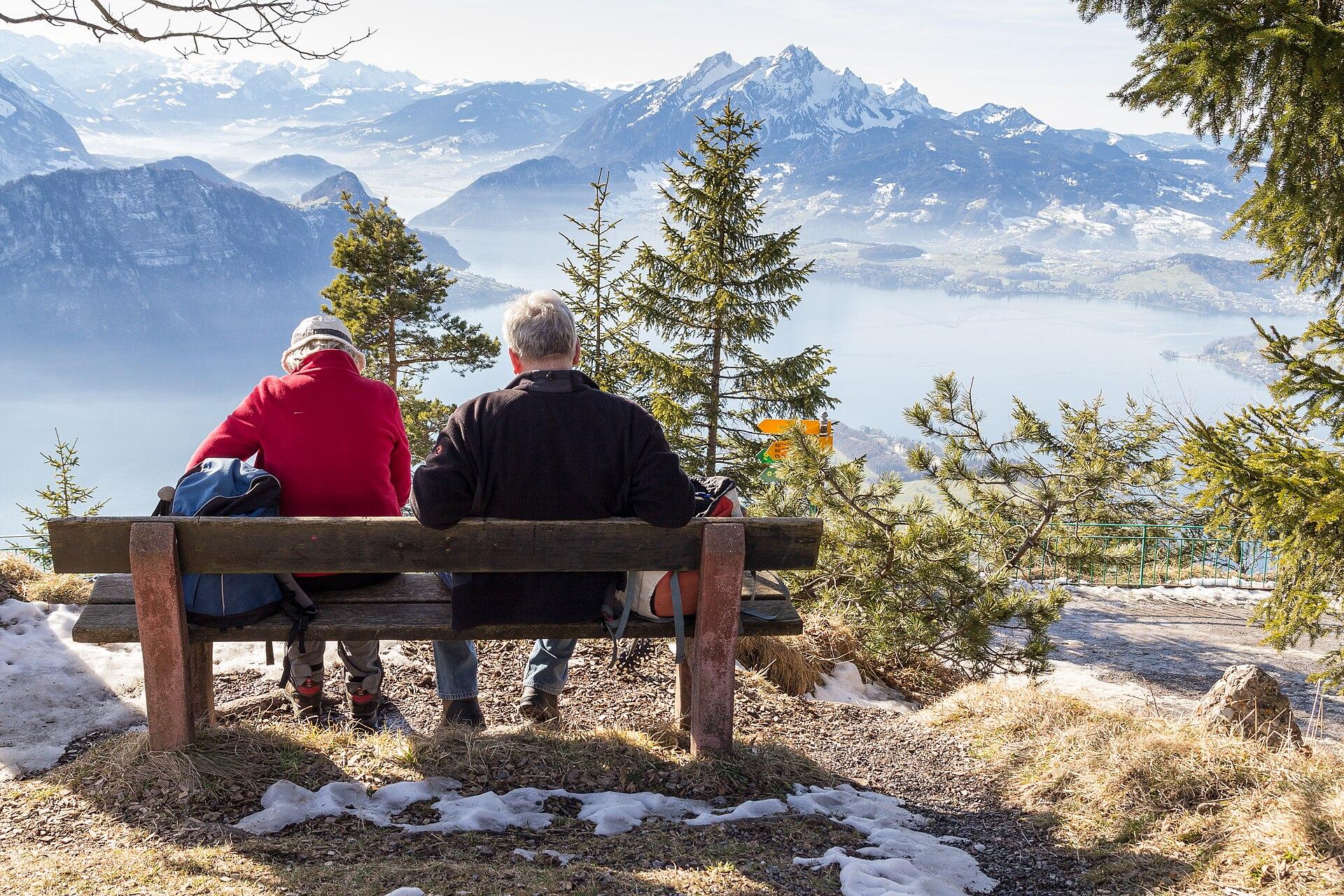Vue du Rigi-Känzeli sur le lac des Quatre-Cantons et le mont Pilatus - JoachimKohlerBremen
